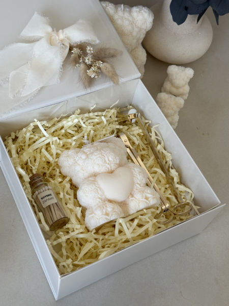 PREZENT Świeca sojowa MIŚ